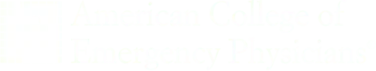 American College of Emergency Physicians (ACEP) logo: read the case